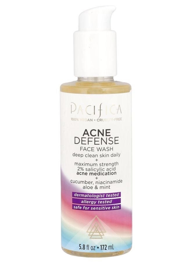 Acne Defense Face Wash 5.8 fl oz (172 ml)