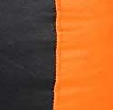 Generic LEXAVI Brand XXXL Combo Prefilled Bean Bag with Footrest Filled with Beans Black Orange  - Image 5