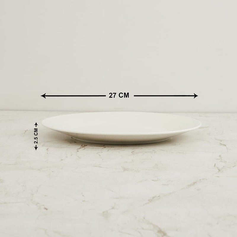 Home Centre Marshmallow Newyork Dinner Plate - Image 3