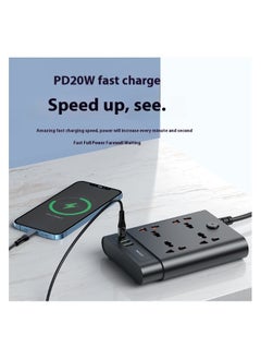 Beauenty British standard plug-in 20WPD fast charging multi-hole patch panel USB household socket QC3.0 new terminal board  - Image 2