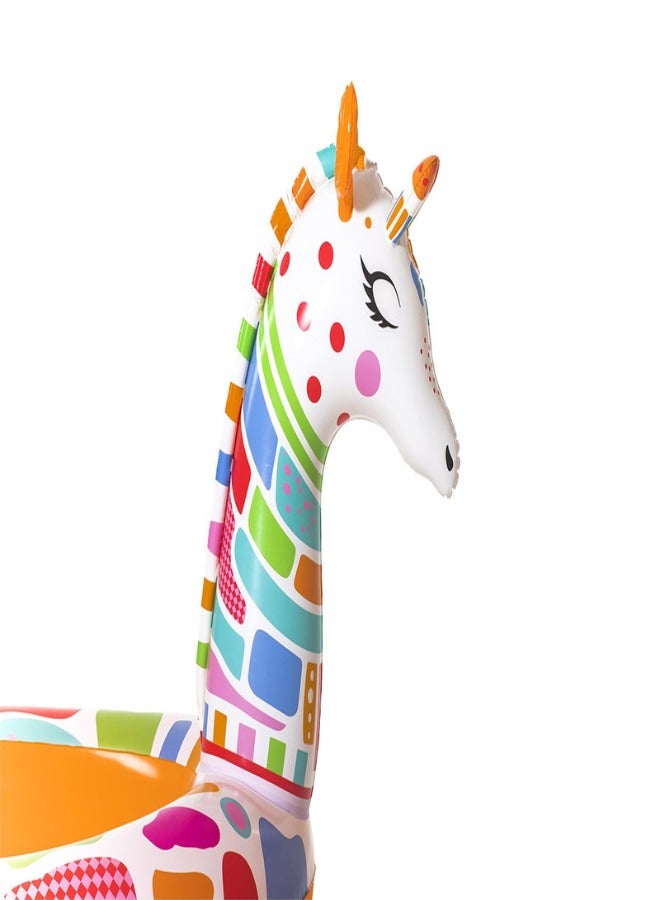 بست واي حوض سباحة جروفي على شكل زرافة 266×157×127 سم 26-53089 - Image 5