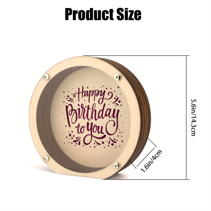 1pc Rounded Money Box Decent Birthday Penny Bank Home Decor Building Tool - Image 3