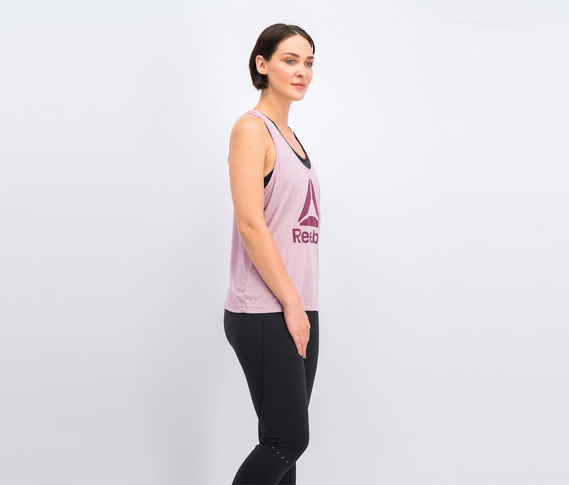 Reebok Women Workout Ready Supremium 2.0 Tank Top, Lilac  - Image 2