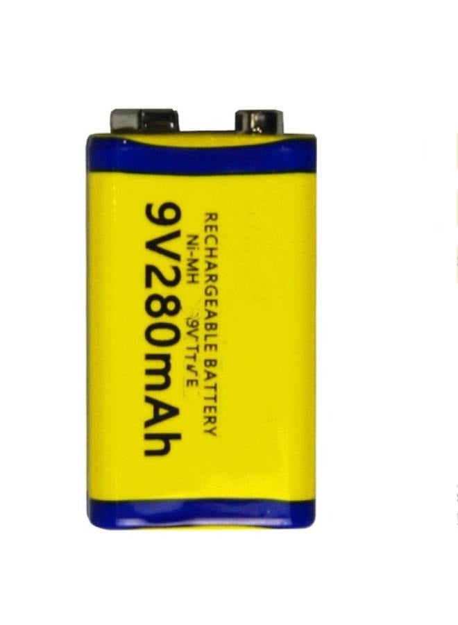 1 Piece High-performance Environmentally Ni-MH 9V280mah Rechargeable battery  - Image 1