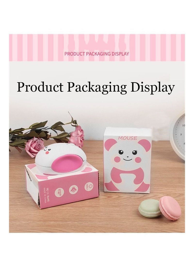 Y&D - Wireless Mouse, 2.4Ghz Cute Smiley Bun Egg Shape Cartoon Silent Computer 1600dpi Quiet Portable Mobile Optical Travel Mute Cordless Mouse for Notebook Kid Gift - Image 1