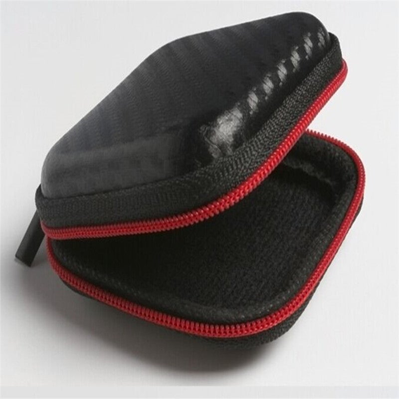 1PC Earphone Bag EVA Mini Earphone Shell Earphone Zipper Bag Portable Twill Earphone Bag - Image 1