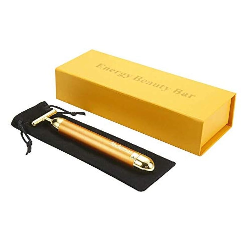NuSense 24K Gold Beauty Bar Face Massager T-Shape Lift Slimming Stick Anti-Wrinkles,Skin Tightening,Face Firming,Eliminate Dark Circles - Image 5