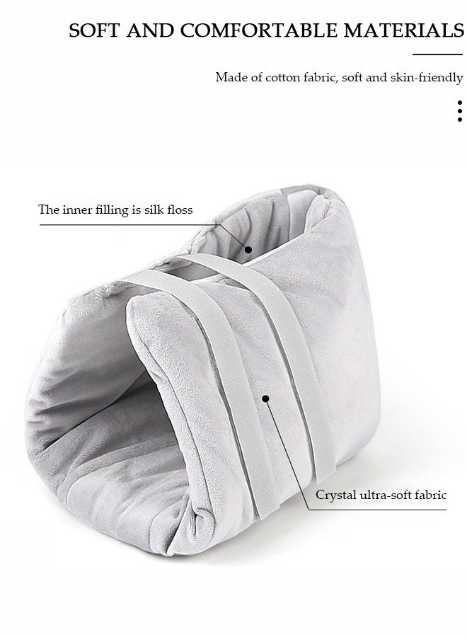 DUNISO Heel Protector Heel Cushion,Heel Cushion Protector Pillow to Relieve Pressure from Sores and Ulcers, Ankle Protector  Foot Ankle Warm Cover for Pressure Sores & Keeping Warm Elderly Foot Correction Cover - Image 4