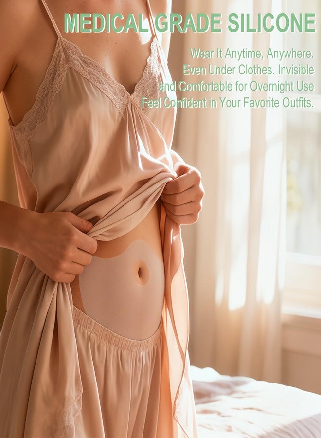 VolksRose Reusable Silicone Belly Patch for Lifting - Stomach tape for Postpartum Recovery & Stretch Marks, Moisturizing Anti-Wrinkle Skin Tape for Tummy Shaping, Firming & Invisible Wear Overnight - Image 2