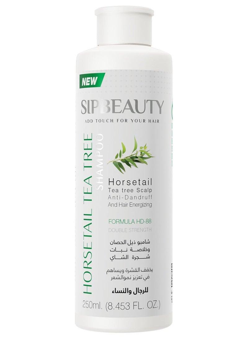 سيب بيوتي شامبو ذيل الحصان وخلاصة شجرة الشاي يخفف القشرة ويساهم في تعزيز نمو الشعر 250 مل - Image 1