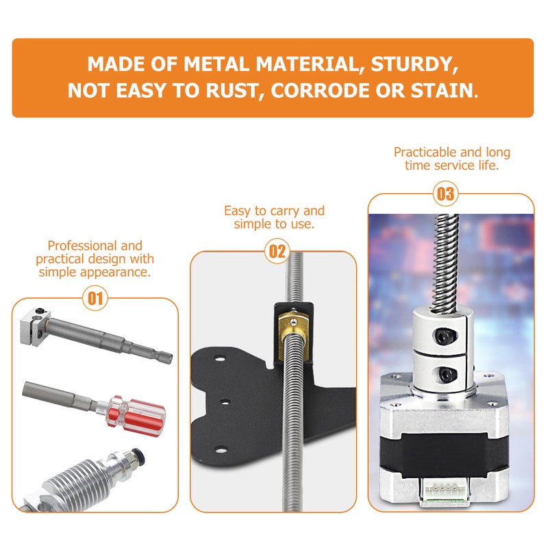1 Set Useful Ender 3 Dual Z- Upgrade Kit Screw Stepper Motor for 3D Printer - Image 4