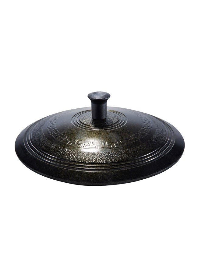 TIERRA Cast Korean Aluminum Cooking Pot, Ceramic cooking pot, Black, Size 24.5 Cm - Image 4
