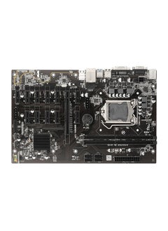 B250 BTC-12P Motherboard with 2 DDR4 Memory Slots 11 PCI-E 1X Slots VGA+DVI Ports Support LGA1151 Series 6th/7th Generation CPU