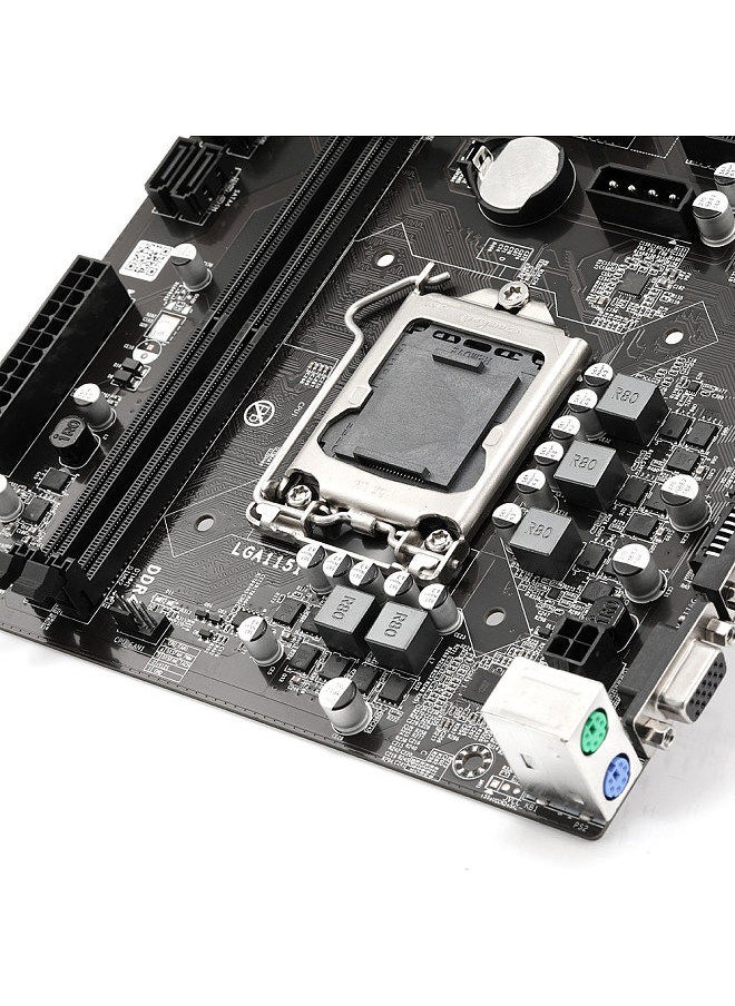 Generic - B250 BTC-12P Motherboard with 2 DDR4 Memory Slots 11 PCI-E 1X Slots VGA+DVI Ports Support LGA1151 Series 6th/7th Generation CPU - Image 1