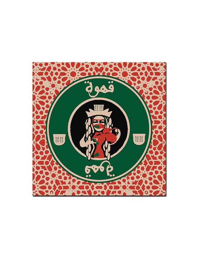 RYN Coffee Pop Art Wall Art Painting Multicolour 30 x 30centimeter - Image 2