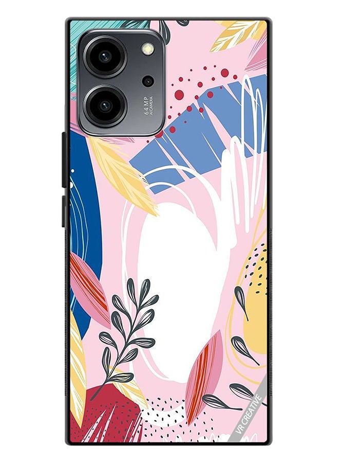 VR CREATIVE Protective Case Cover For Honor 80 SE Flower Design Multicolour - Image 1