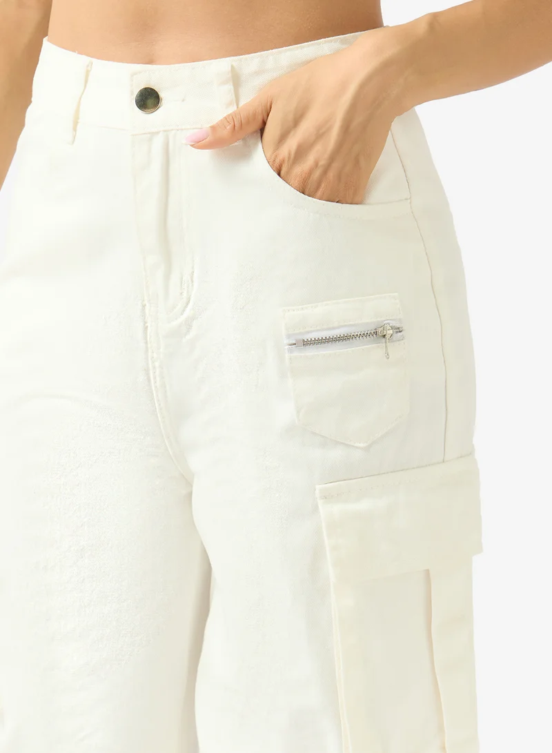 Ginger  Cargo Pants With Multi Pockets for Women | Best Price UAE