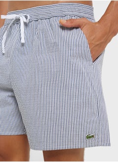 LACOSTE Pattern Printed Swim Shorts  - Image 4