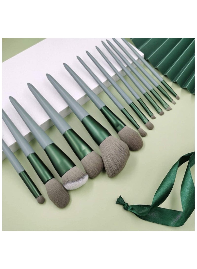 فكس مجموعة فرش مكياج احترافية مكونة من 13 قطعة - Image 3