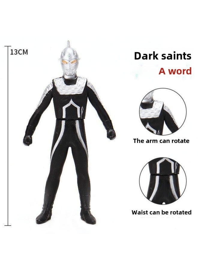 13CM Ultraman Soft Plastic Tiga Style Maltos Galaxy Zero Tiga Superman Children's Hot Toys Wholesale-Color:51, Dark Competition - Image 1