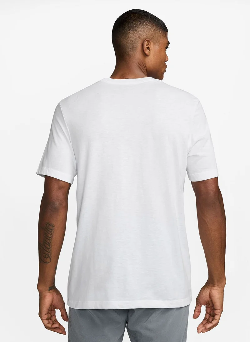 Nike Dri-Fit Slub Hybrid Novelty Training T-Shirt