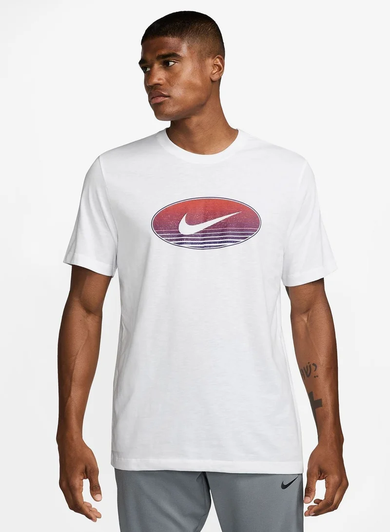 Nike Dri-Fit Slub Hybrid Novelty Training T-Shirt