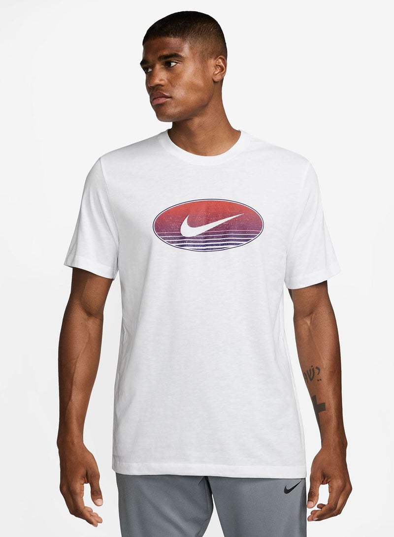 Nike Dri-Fit Slub Hybrid Novelty Training T-Shirt - Image 1