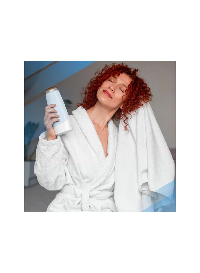 The Bros Premium Cotton Bath Towels Set of 2 (70 x 140 cm) Soft, Highly Absorbent, Quick Dry Towels - Perfect Towels for Bathroom, Gym, Spa & Hotel (Brilliant White) - Image 5