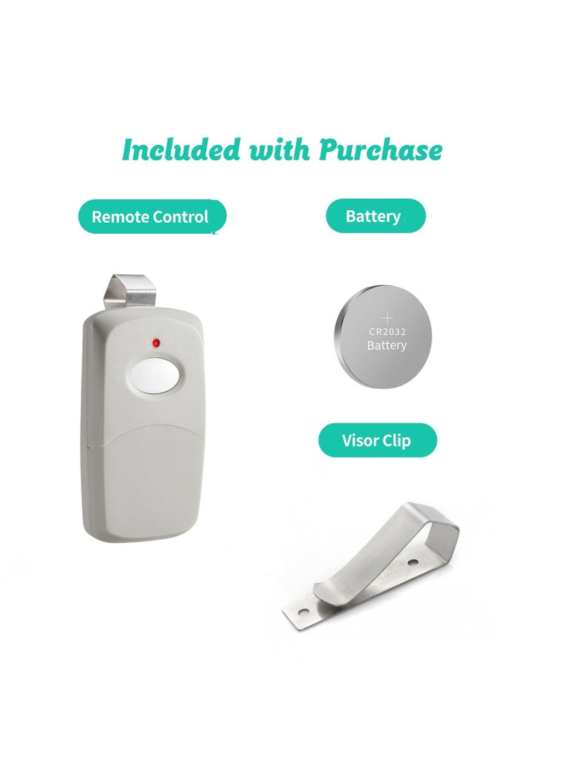Replacement for Multicode Linear 3089 Garage Gate Door Opener Remote Transmitter,308911,MCS308911,10 dip Switch 300mhz,Grey  - Image 5