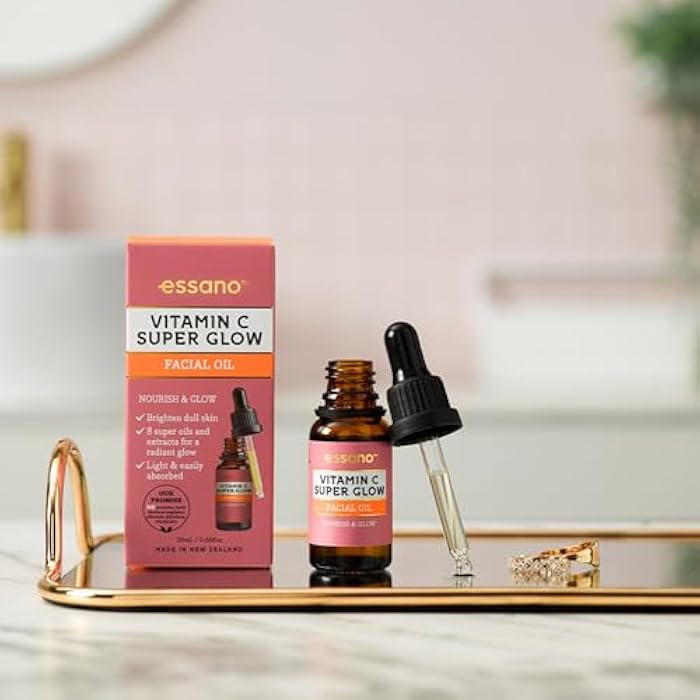 Essano Vitamin C Face Oil with Turmeric & Jojoba Oil, Facial Oil for Radiant, Glowing Skin, Supports Even Skin Tone and Appearance of Dark Spots, Easily Absorbed & Lightweight, Cruelty Free, 20ml - Image 5