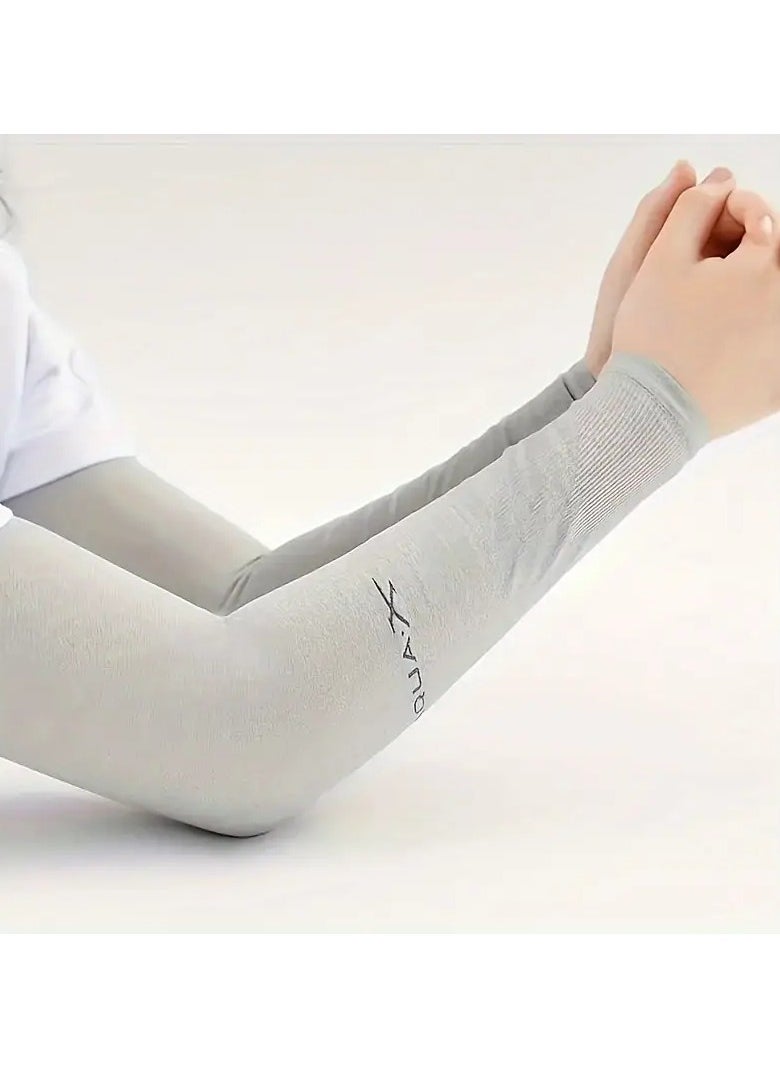 Goolsky - 1 Pair Cooling Arm Sleeves For UV Protection - Breathable, Stretchable, Quick-Dry, Unisex Sports And Everyday Use - Elastic Fit, Summer Sports And Outdoor Sun Protection Accessories, Ideal For Outdoor Activities, Hiking, And Cycling - Image 1