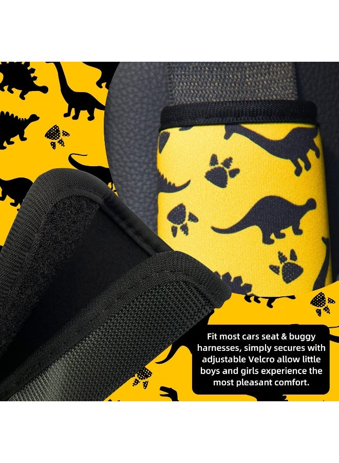 SLEILIN Seat Belt Cover for Kids, Dinosaur Design - Image 3