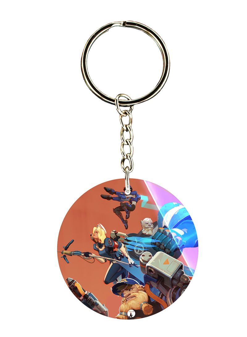 RKN Overwatch Game Printed Keychain