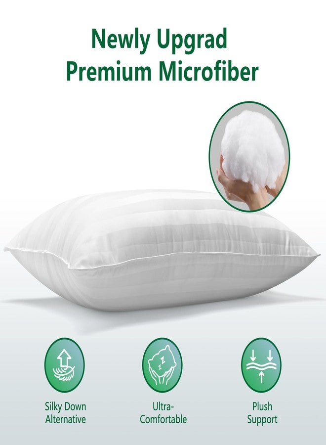 COZSINOOR Bed Pillows for Sleeping King Size - Hotel Quality Set of 2 - Breathable Down Alternative Microfiber Filled for Back, Stomach, Side Sleepers, Cooling & Skin-Friendly - Image 5