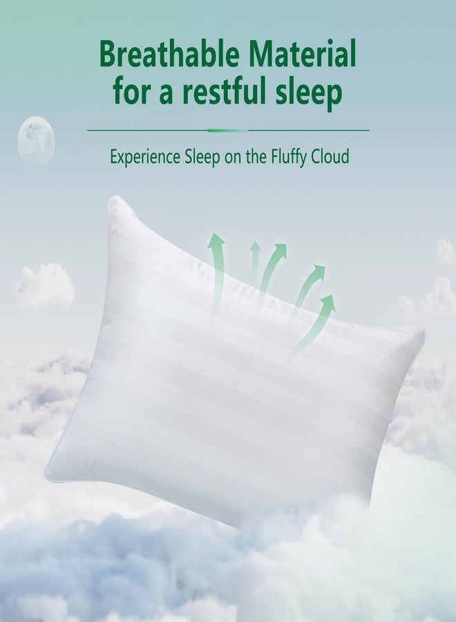 COZSINOOR Bed Pillows for Sleeping King Size - Hotel Quality Set of 2 - Breathable Down Alternative Microfiber Filled for Back, Stomach, Side Sleepers, Cooling & Skin-Friendly - Image 3