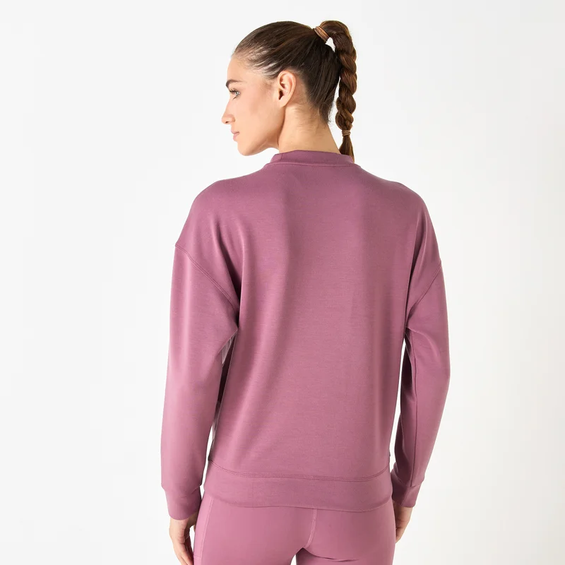 ADOT by Splash Crew Neck Sweatshirt with Long Sleeves
