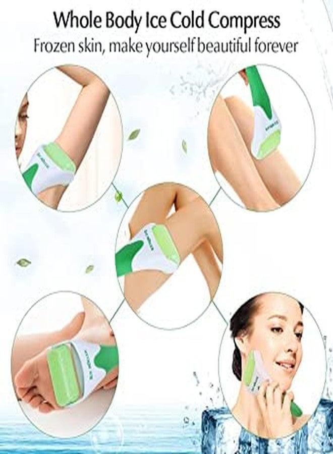 KIDINGTON store Ice Roller for Face and Eye Puffiness, Migraine, Pain Relief and Minor Injury, Skin Care Products 1 Handle + Ice Roller - Image 5