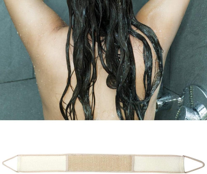 Milltrip Back Scrubber for Shower Exfoliating Back Cloth Body Extended Length Scrubber Towel Exfoliating Stretchable Pull Strap Wash Cloth for Bath Body Scrub Washcloth - Image 3
