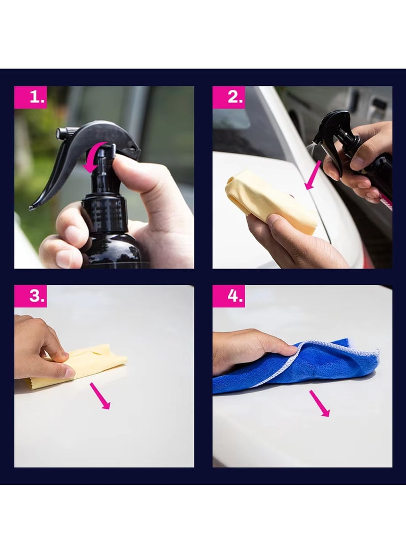 SWORD PRO Crystal Coating SW-0112 Advanced Hydrophobic Coating for Car Paint, 250ml Anti-Oxidation, Anti-UV, Fast Application, High Gloss Finish - Image 2