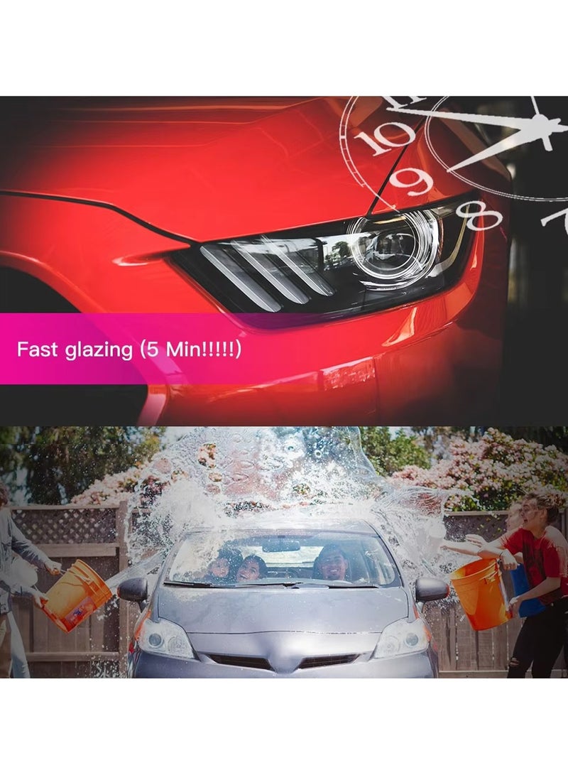 SWORD PRO Crystal Coating SW-0112 Advanced Hydrophobic Coating for Car Paint, 250ml Anti-Oxidation, Anti-UV, Fast Application, High Gloss Finish - Image 3