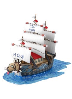 Anime One Piece Grand Ship Collection Garps Marine Warship Model Kit