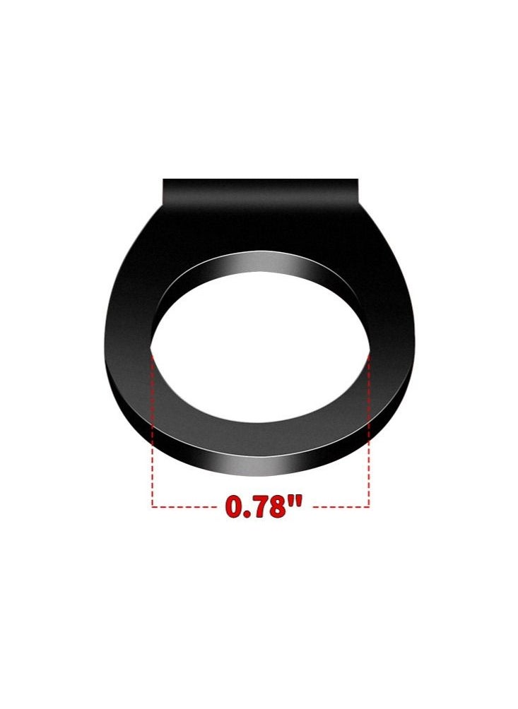 KASTWAVE Truck Tie-Down Anchors  Stainless Steel Lashing Rings with Black Powder Trailers Hook Cargo Bolt for Dirt Bike Motorcycle Trailer Pickup Truck Camper(10 Pack）  - Image 2