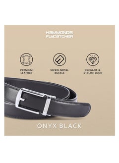 HAMMONDS FLYCATCHER Genuine Leather Belt for Men - Perfect for Formal and Casual Wear - Adjustable Waistband up to 46 Inches - Autolock Belt for Formal and Casual Wear | 38XQ  - Image 4