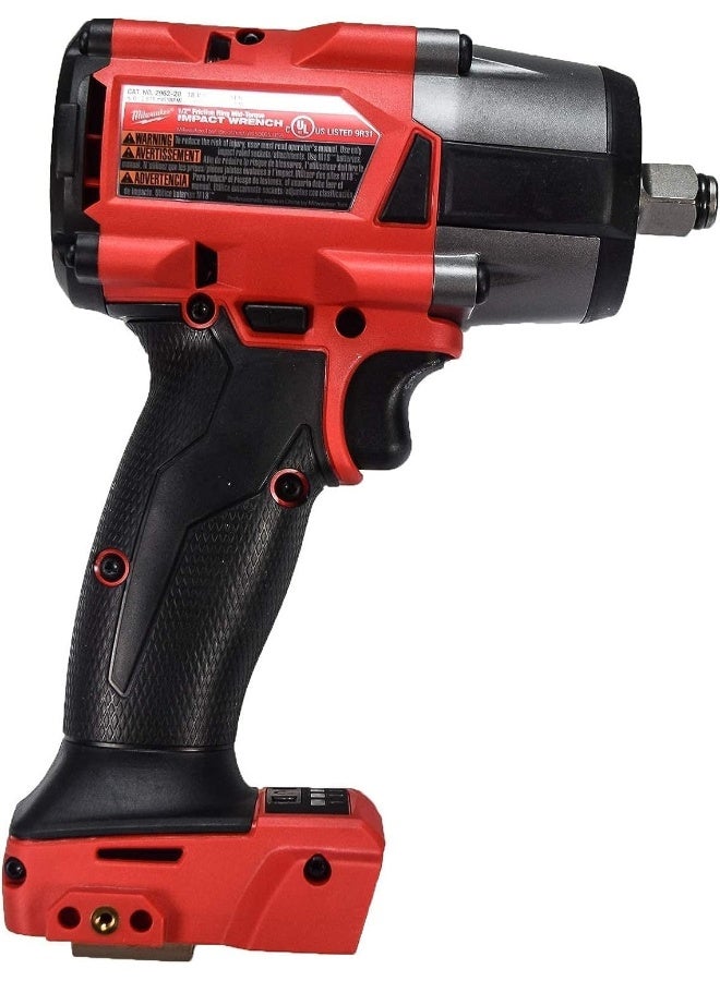 Milwaukee Milwaukee 2962-20 M18 18V Fuel 1/2" Mid-torque Impact Wrench with Friction Ring - Image 3