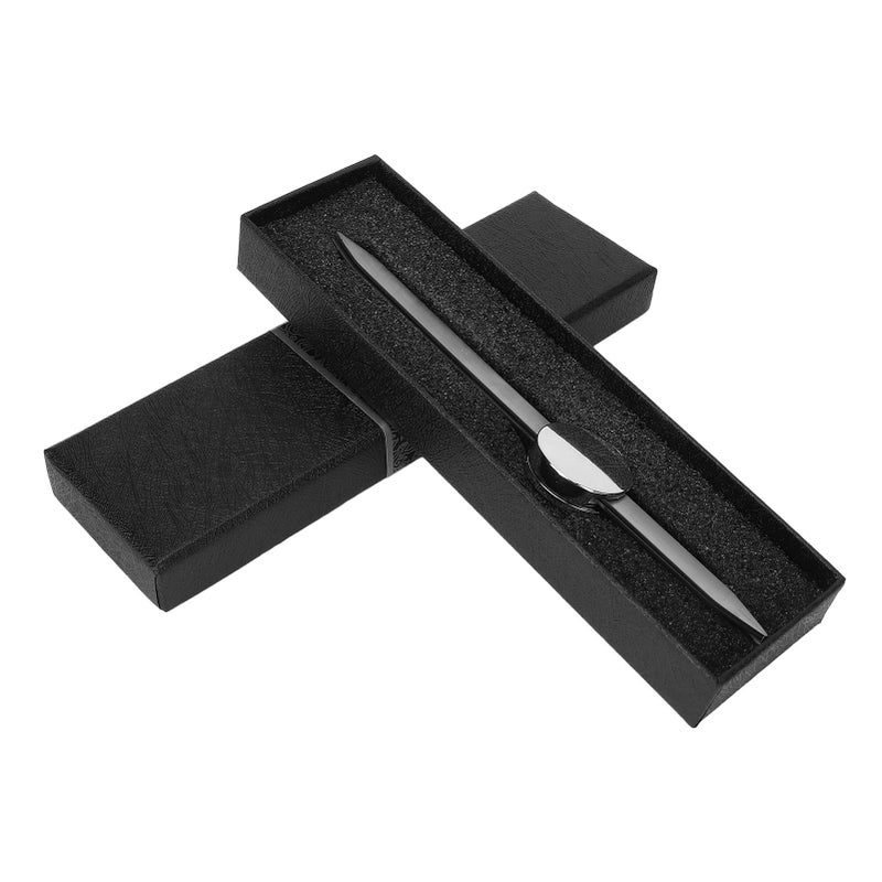 Eyebrow Stencil Ruler Stainless Steel 3 Point Positioning Eyebrow Makeup Ruler for Microblading Silver - Image 2