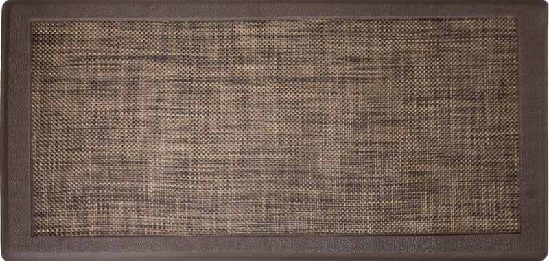 JV TEXTILES Relax Series Oversized Oil and StainResistant AntiFatigue Kitchen Mat Espresso