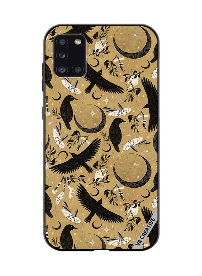 VR CREATIVE Protective Case Cover For Samsung Galaxy A31 Bird Catcher Design Multicolour - Image 1