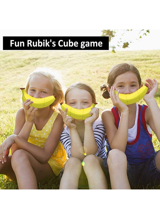 Toyshine Toyshine Banana Shaped Magic Speed Cube 3x3 Stress Relief Toys for Adults & Children Educational Creative Puzzle Toys Gifts for Kids Boys Girls Age 3 +  - Image 5