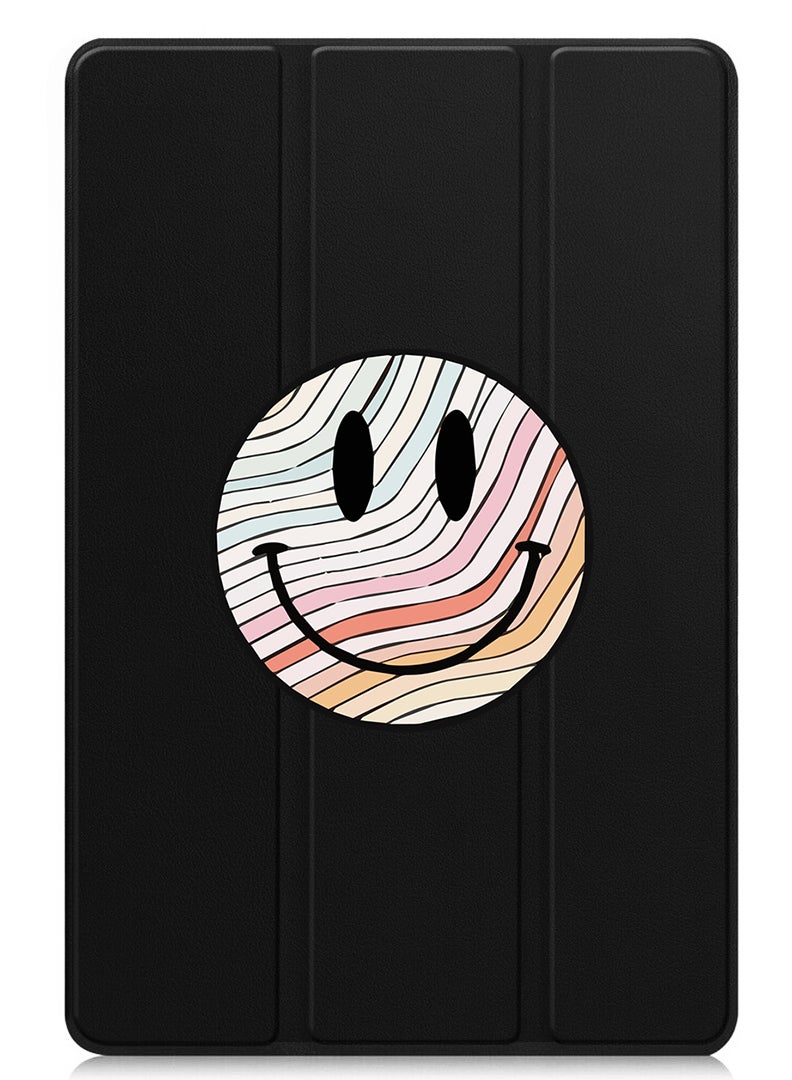 Theodor Protective Flip Case For Xiaomi Pad 7 & Xiaomi Pad 7 Pro With Trifold Stand Auto Wake Sleep Shockproof Cover - Smiley - Image 1