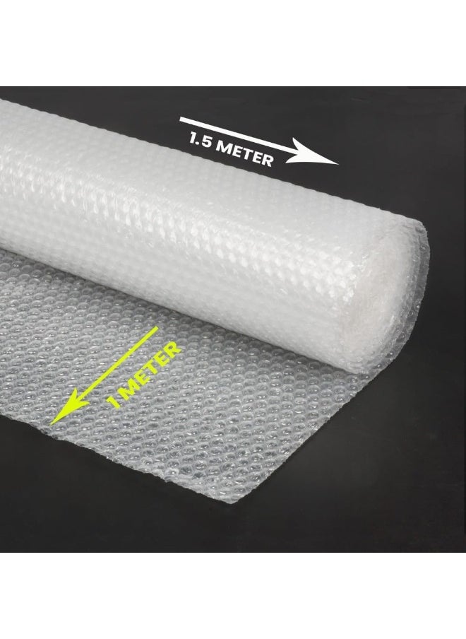 Biella Bubble Wrap Sheet 150cmX1m Thicker, Durable & Effortless Packing Bubble Wrap Roll for Smooth House Moves, Office Relocations & Industrial Use Packing Supplies (with 2pack 50yard Packing Tape)  - Image 2